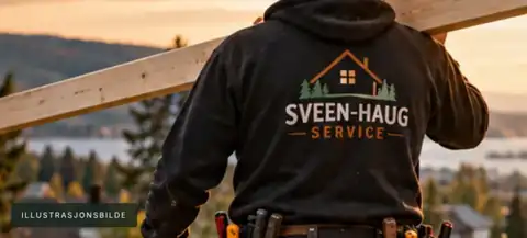 Designillustrasjon for SVEEN-HAUG SERVICE